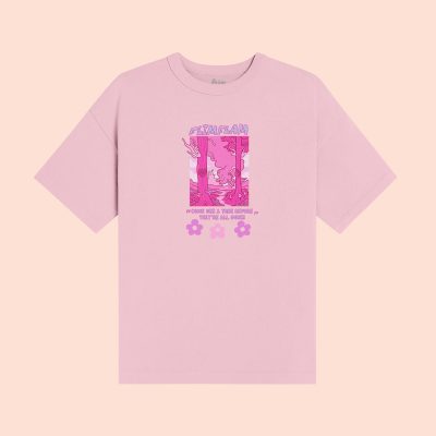COMESEELIGHTPINKTEE - Flim Flam Merchandise