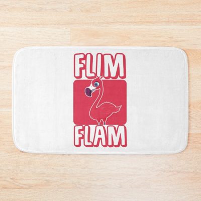 Flim Flam Flamingo Bath Mat Official Flim Flam Merch