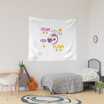 Flim Flam Flamingo Tapestry Official Flim Flam Merch